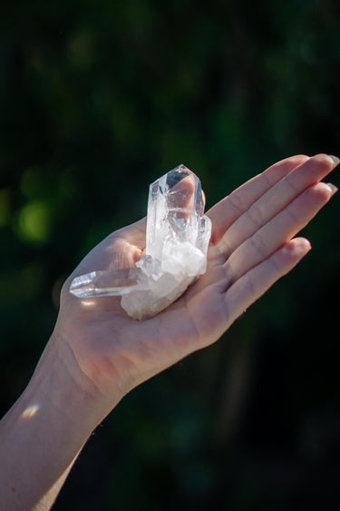 Luminous Clear Quartz Cluster